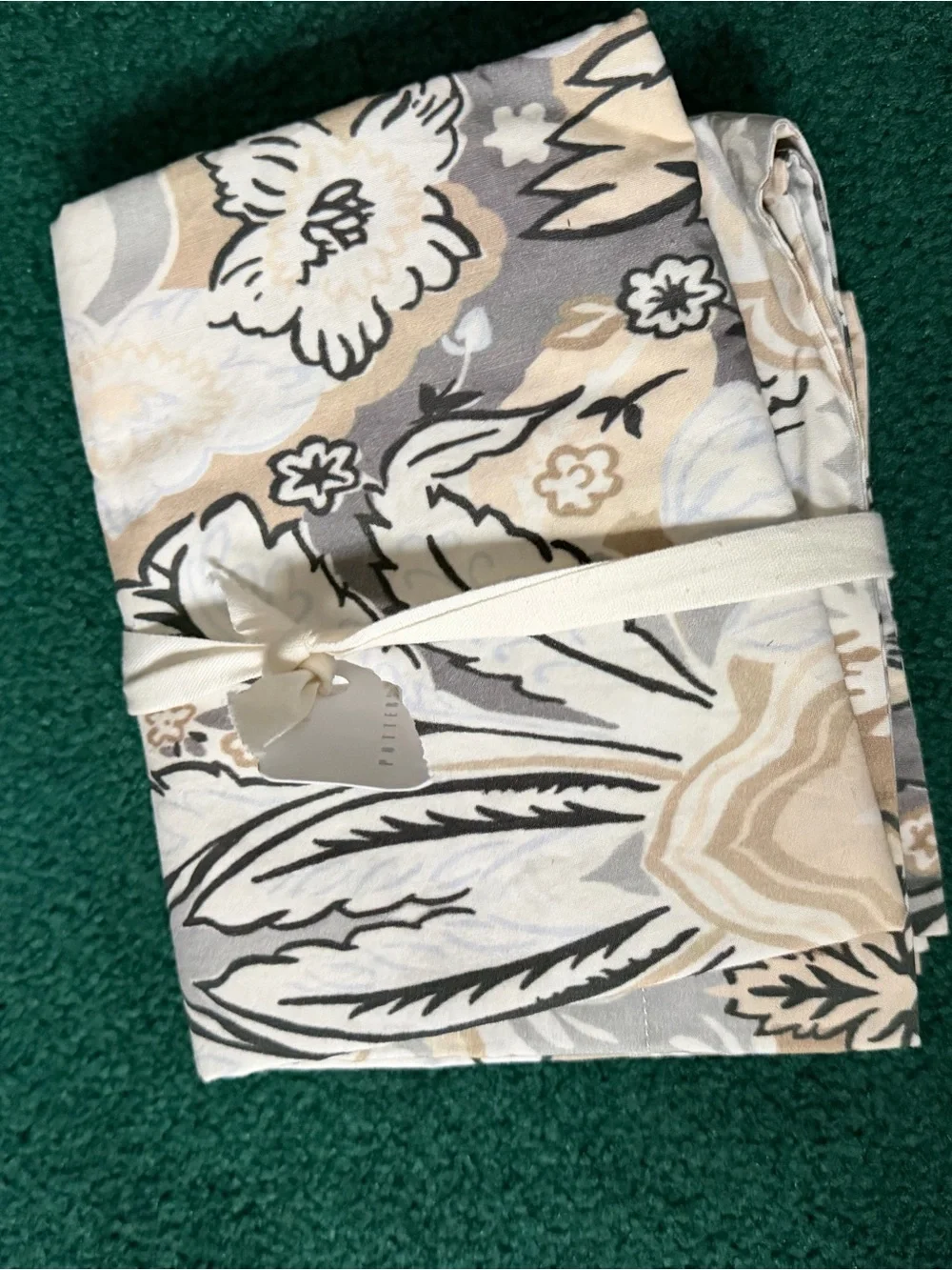 Celeste Damask Percale Comforter Sham set